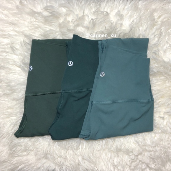 ❗️SOLD❗️Lululemon Align Pant Teal Shadow 7/8 (2) - Picture 7 of 7